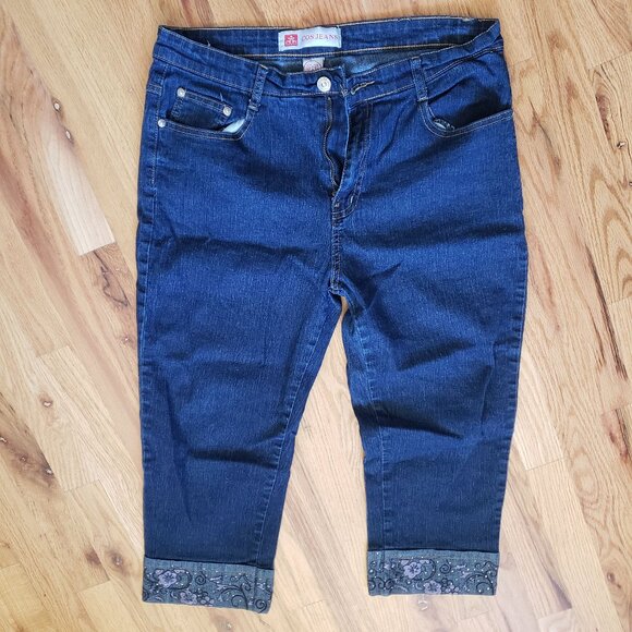 COS Jeans Embelished Denim Capri Pants - Picture 5 of 6